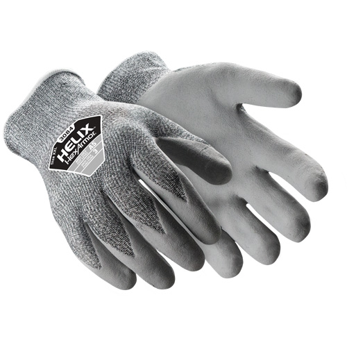 Gants r&eacute;sistants aux coupures Helix 3084, Taille Petit/7, Calibre 13, Rev&ecirc;tement Silicone, Enveloppe en PEHP, ASTM ANSI niveau A5 Action Paper