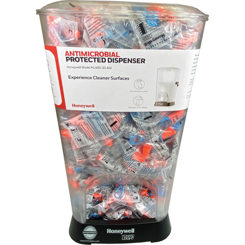 HL400 AM Corded Earplug Dispenser with Max-30 Earplugs Canister Action Paper