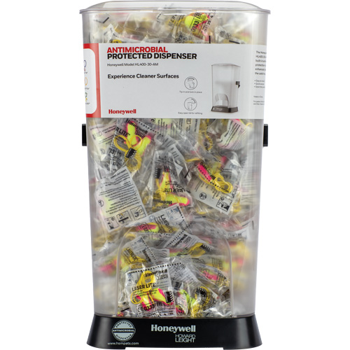 Distributeur de bouchons doreille filaires HL400 AM avec boîte de bouchons doreille LL-30 Action Paper