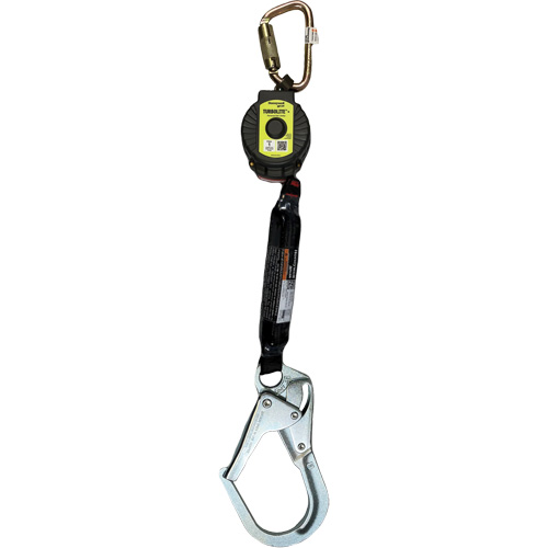 Miller TurboLite+ Personal Fall Limiter, 6', Web, Stationary Action Paper