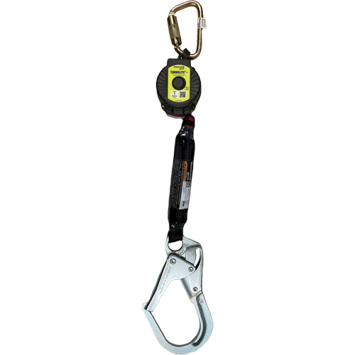 Limiteur de chute personnel TurboLite+ Miller, 6', Sangles, Stationnaire Action Paper