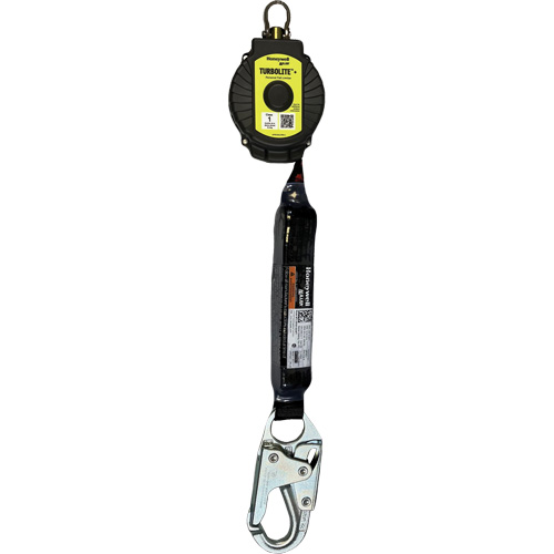Miller TurboLite+ Personal Fall Limiter, 6', Web, Stationary Action Paper
