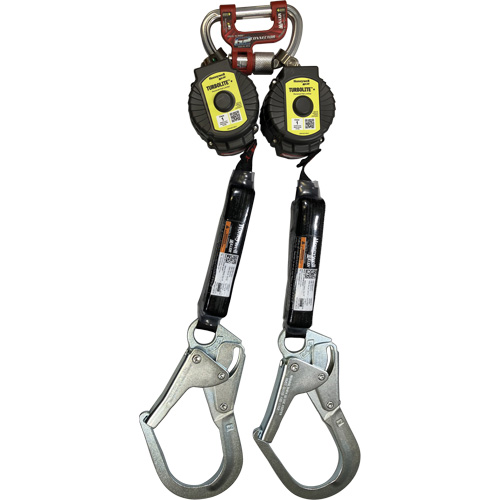Limiteur de chute personnel TurboLite+ Miller, 6', Sangles, Stationnaire Action Paper