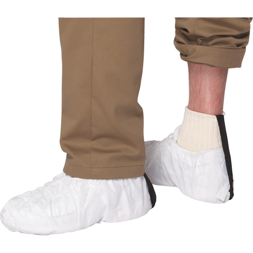 ProShield 30 Boot Covers, Large, Polypropylene, White Action Paper