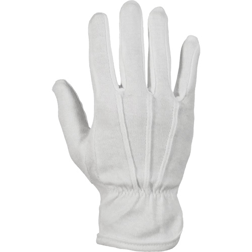 Classic Inspectors Parade Gloves, Cotton/Nylon, Unhemmed Cuff, 8/Medium Action Paper