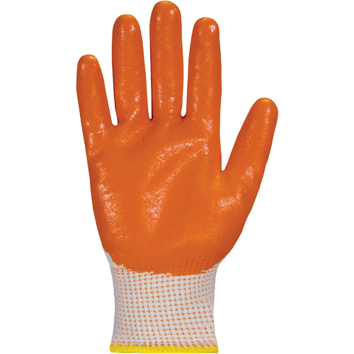 Dexterity&reg; Gloves, 6/X-Small, Foam Nitrile Coating, 15 Gauge, Cotton Shell Action Paper
