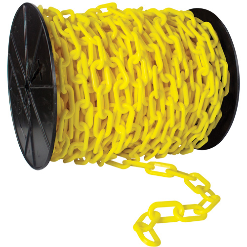 Heavy-Duty Plastic Safety Chain, Green Action Paper