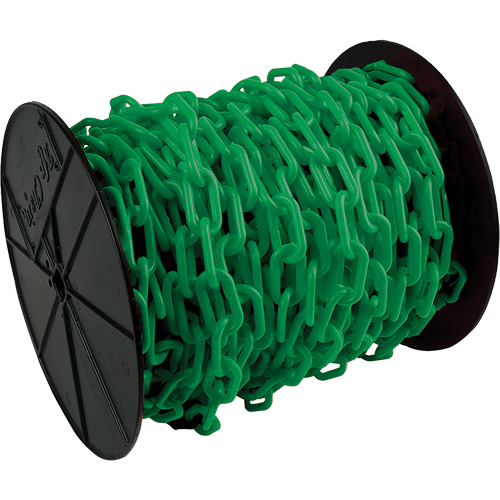 Chaîne de s&eacute;curit&eacute; en plastique robuste, Vert Action Paper