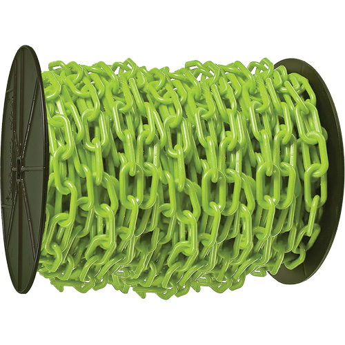Heavy-Duty Plastic Safety Chain, Green Action Paper