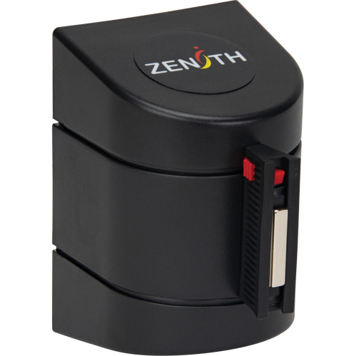 Magnetic Wall Mount Barrier with Magnetic Tape, Plastic, Magnetic Mount, 15', Black and Yellow Tape Action Paper