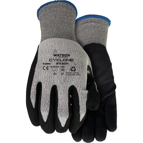 Gants r&eacute;sistant &agrave; la coupe 388 Stealth Cyclone, Taille T-petit, Calibre 18, Rev&ecirc;tement Nitrile, Enveloppe en PEHP/Polyester, ASTM ANSI niveau A2/EN 388 niveau 3 Action Paper
