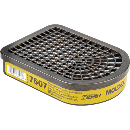 Semi-Rectangular Respirator Cartridge, Gas/Vapour Cartridge, Multi-Gas/Vapour Action Paper