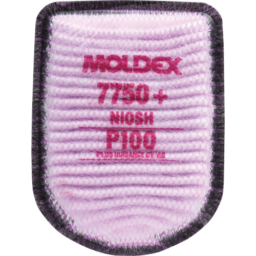 Filtre pour respirateur semi-rectangulaire avec IonicAir Filtration Technology, Filtre contre les particules avec suppresion de vapeurs nuisibles, Vapeurs organiques/Gaz acides/P100+ Action Paper