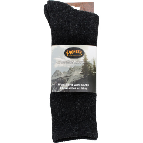 124B Thermal Socks, Unisex, One Size, Black, Wool Blend Action Paper