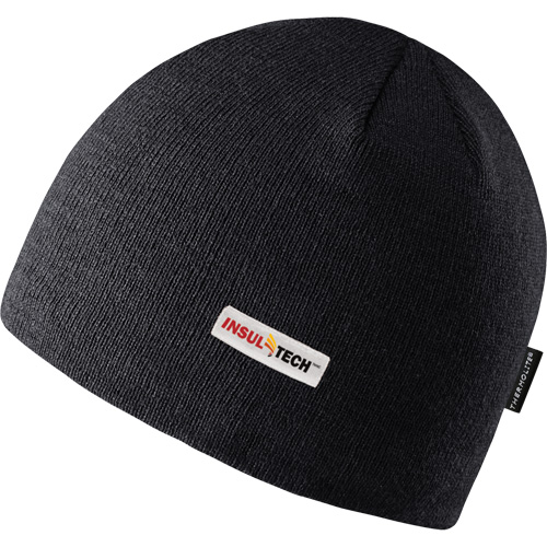 5570A Beanie, Acrylic Lining, One Size, Black Action Paper