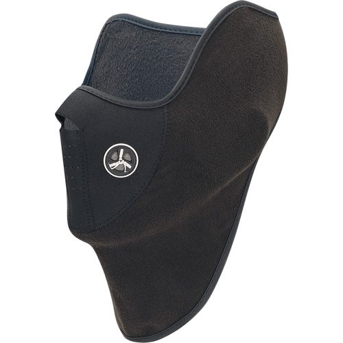 5510 Thermal Face Mask with Mouthpiece, One Size, Black Action Paper