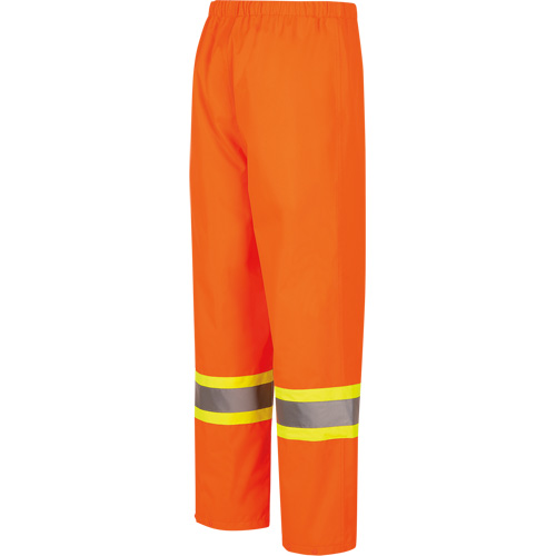 5627W Pantalon &agrave; bavette imperm&eacute;able pour femmes, Polyester/Polyur&eacute;thane, T-petit, Orange haute visibilit&eacute; Action Paper