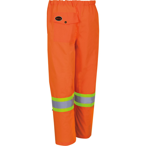 5586 Pantalon de s&eacute;curit&eacute; hydrofuge de 450D, Polyester/Polyur&eacute;thane, 4T-Grand, Jaune lime haute visibilit&eacute; Action Paper