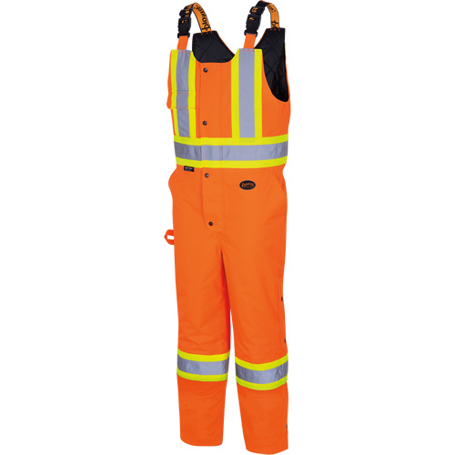 5040 Combinaisons de s&eacute;curit&eacute; matelass&eacute;e imperm&eacute;able, Polyester, Petit, Orange haute visibilit&eacute; Action Paper