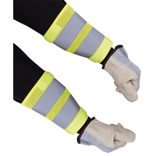164A High-Visibility Yellow 8" Traffic Cuffs Action Paper