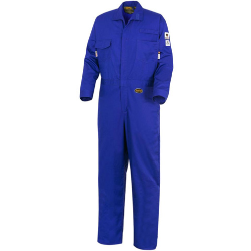 7779T FR-Tech&reg; 88/12 Arc Rated Flame Resistant Coveralls, Size 40 (Tall), Royal Blue, 10 cal/cm² Action Paper