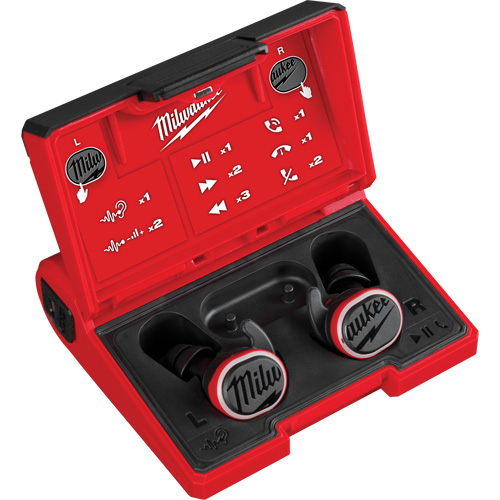 &eacute;couteurs boutons pour le chantier Redlithium USB Bluetooth Action Paper