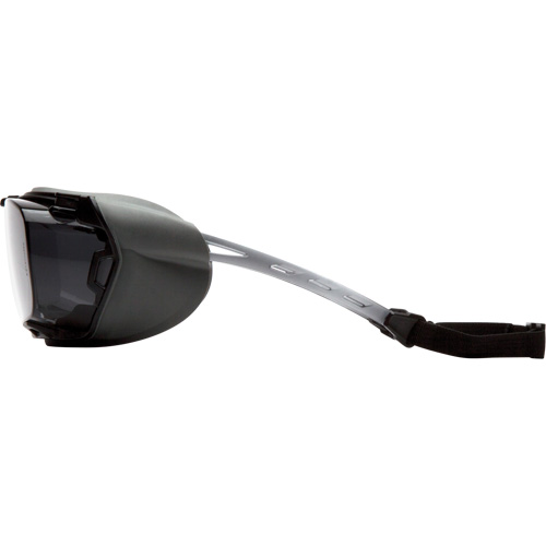 Cappture Plus Safety Goggles, Grey Lens, Anti-Fog, Closed Vent Action Paper