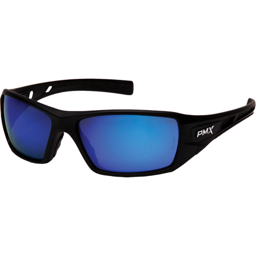 Velar Safety Glasses, Blue Mirror Lens, ANSI Z87+/Meets/Exceeds CSA Z94.3 Action Paper