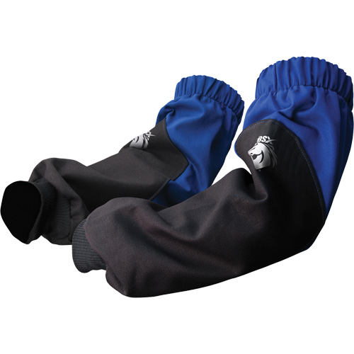 BSX&reg; FR Cotton Sleeves, 19" L, Black/Blue Action Paper