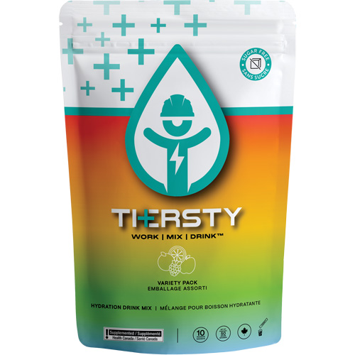 M&eacute;lange de boisson hydratante, Emballage-portion, Saveurs vari&eacute;es Action Paper