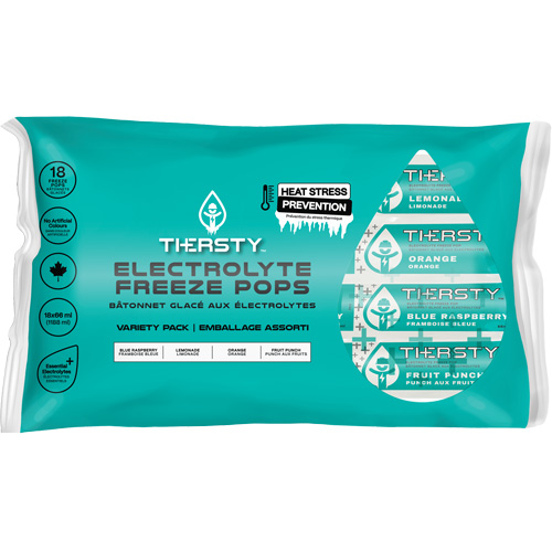 Hydration Drink Freeze Pops, Frozen, Mixed Flavours Action Paper