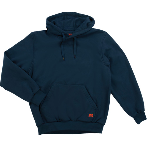 Water Repellent Fleece Pullover Hoodie, Men's, Large, Navy Blue Action Paper