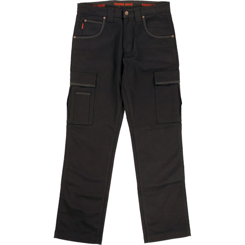 WP100 Work Pants, Cotton/Spandex, Black, Size 2, 30 Inseam Action Paper