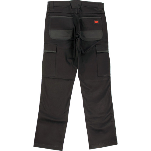WP100 Work Pants, Cotton/Spandex, Black, Size 2, 30 Inseam Action Paper