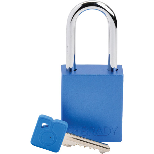 Cadenas de s&eacute;curit&eacute;, Cadenas de s&eacute;curit&eacute;, Cl&eacute;s diff&eacute;rentes, Aluminium, Largeur de 1-1/2" Action Paper