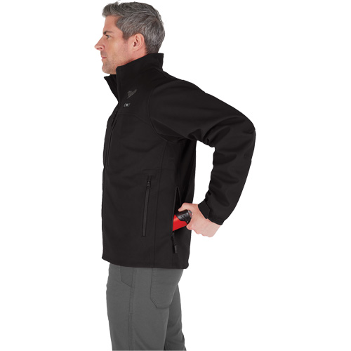 Manteau chauffante M12 ToughShell (manteau seulement), Hommes, Grand, Noir Action Paper