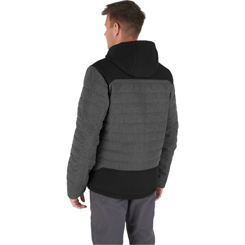M12 Heated Quietshell Jacket with Battery, Men's, Small, Grey Action Paper