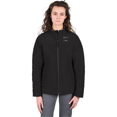 M12 Heated Axis Jacket with Battery, Women's, Large, Black Action Paper