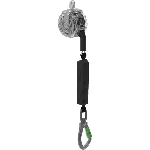 V-TEC ALTAKS Personal Fall Limiter-Cable, 10', Galvanized Steel, Swivel Action Paper