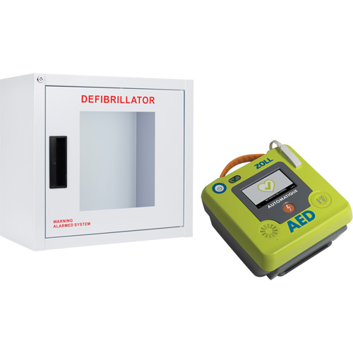 AED 3 AED & Wall Cabinet Kit, Automatic, French, Class 4 Action Paper