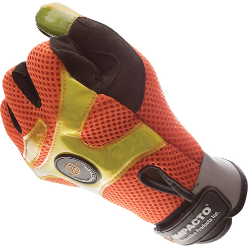 Gants antivibration haute visibilit&eacute; Air Glove, Taille Grand/9 Action Paper