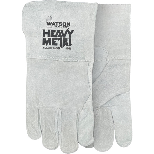 The Hacker Welding Gloves, Split Cowhide, Size One Size Action Paper