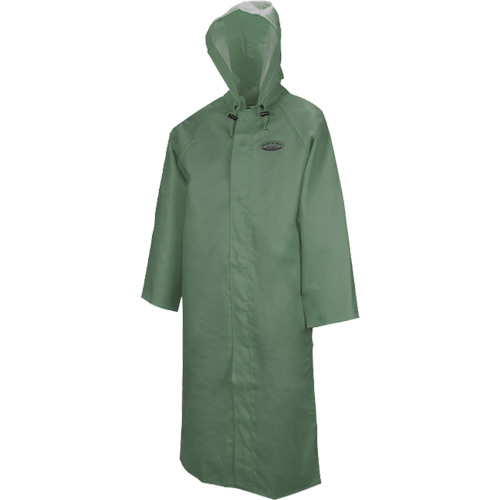 Manteau long avec capuchon d&eacute;tachable Hurricane 851, Moyen, Vert Action Paper