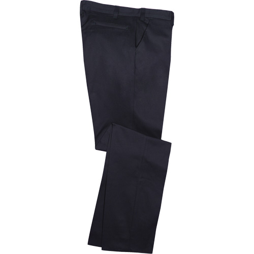Industrial Work Pants, Cotton, Navy Blue, Size 28, 31 Inseam Action Paper