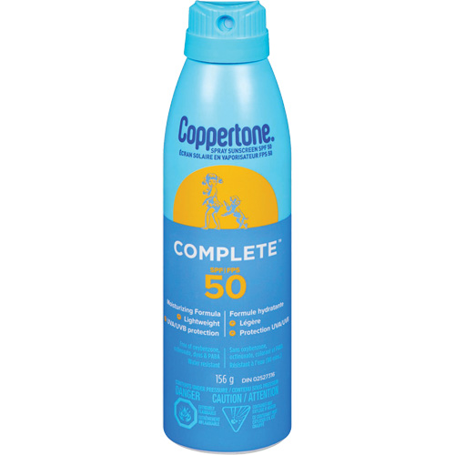 Coppertone&reg; Complete Sun Protection, SPF 50, Spray Action Paper