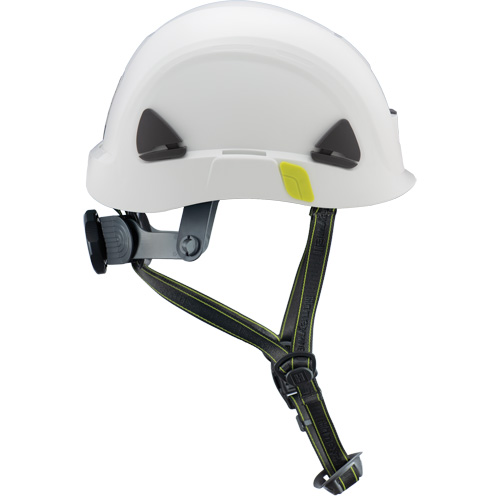 Fibre Metal Climbing Style Safety Helmet, Meets CSA Type 2, Ratchet Suspension, Non-Vented Action Paper