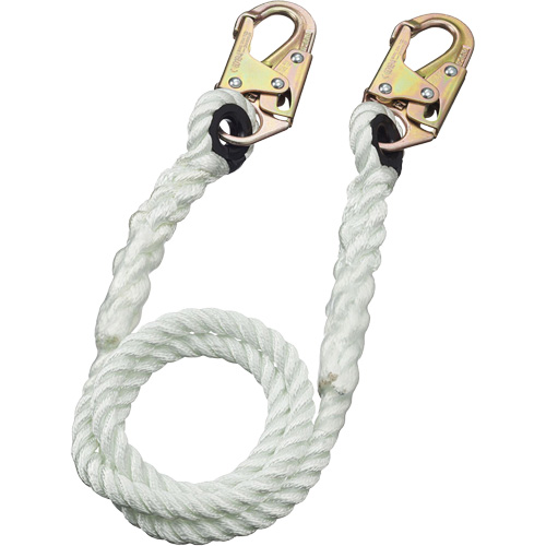 LAN-1222-4 Longe &agrave; corde de retenue 5/8", 1 branches, 4', Classe CSA A Action Paper