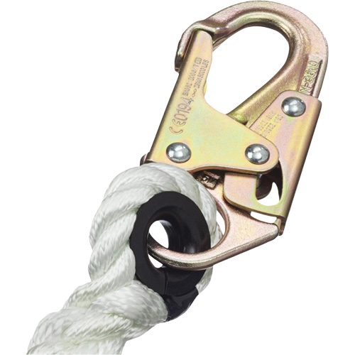 LAN-1222-4 Longe &agrave; corde de retenue 5/8", 1 branches, 4', Classe CSA A Action Paper