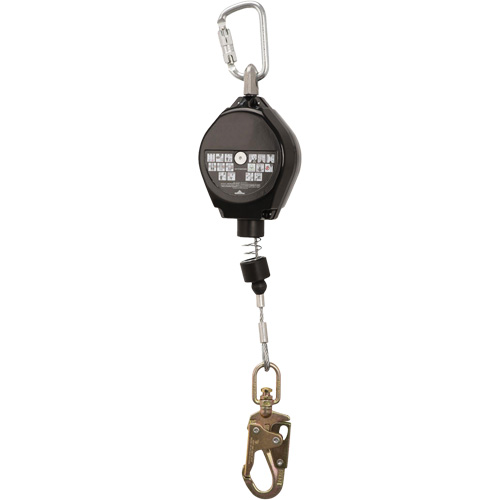 SRL-73302-20LE Self-Retracting Lifeline, 20', Galvanized Steel, Swivel Action Paper