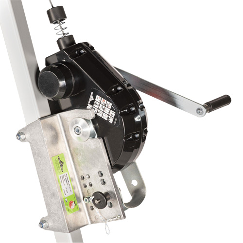 SRL-73303-60 Cable Self-Retracting Lifeline with Recovery, 60', Galvanized Steel, Swivel Action Paper